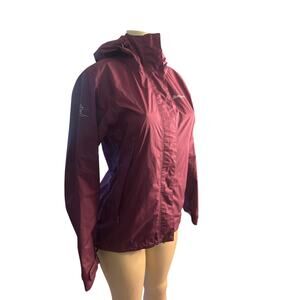 Women S Bergans of Norway Super Lett Lady Jacket Waterproof Purple Hood Raincoat